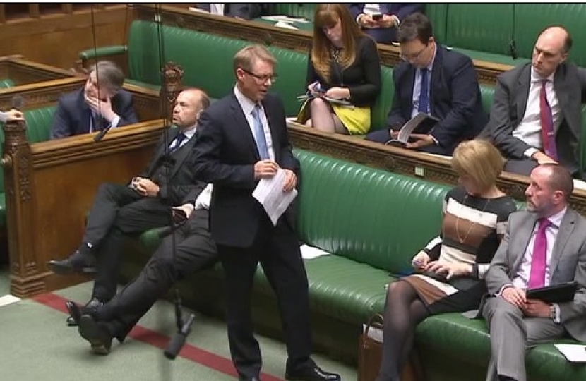 David Morris MP in the chamber 