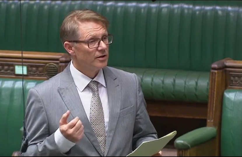 David Morris MP in the chamber 