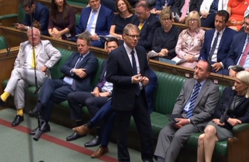 David Morris MP asking the PMQ on Eden Morecambe 