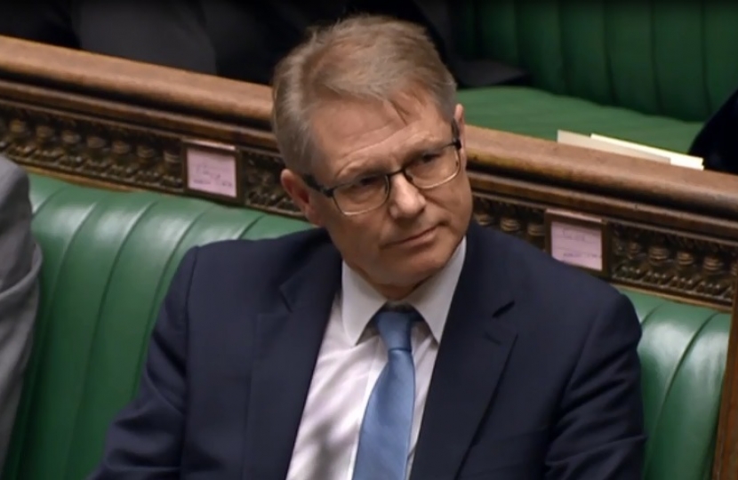 David Morris MP in the chamber 