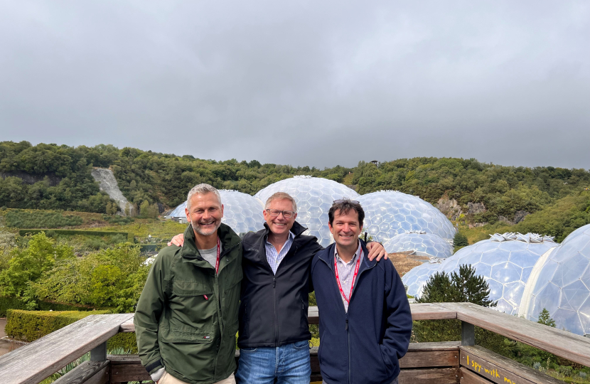 David Morris at the Eden Project 