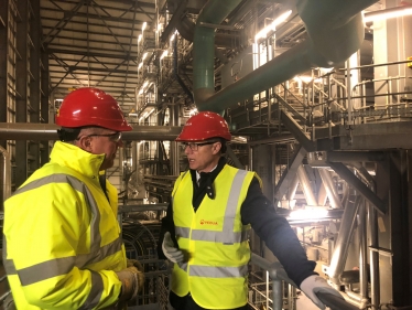 David Morris MP visiting Veolia 