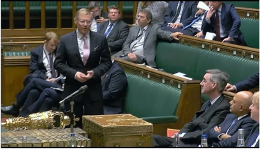 David Morris MP with Boris Johnson and Sajid Javid 