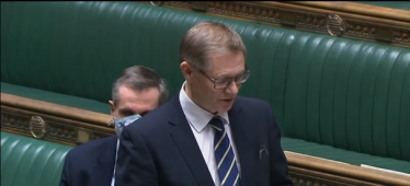 David Morris MP in the chamber for the Carnforth Petition 