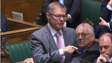 David Morris MP in PMQ's 